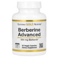 California Gold Nutrition, Berberine Advanced 550 mg Capsules 