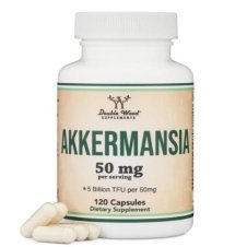 Double Wood Supplements, Akkermansia, 50 mg Capsules