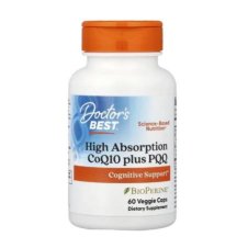 Doctor's Best, High Absorption CoQ10 plus PQQ, 60 Veggie Caps in Pakistan