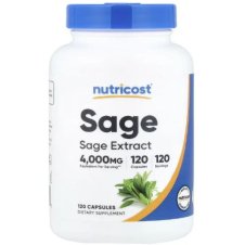Nutricost Sage 4000 mg 120 Capsules