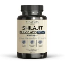 VINATURA Himalayan Shilajit capsule (50% Fulvic Acid) 1000mg Capsules 