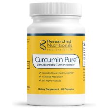 Researched Nutritionals Curcumin Pure Ultra Absorbable Turmeric Extract Capsules