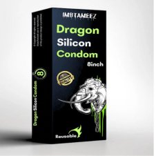  8 inch Dragon Silicon Reusable Condom